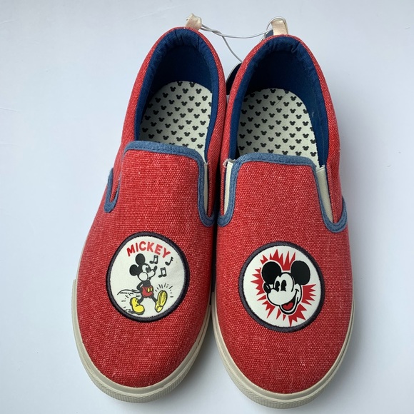 Disney Other - Mickey Mouse slip ons (Disney x Junkfood)